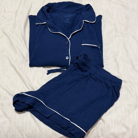 Auden Women’s Cloud Knit-Navy Blue Pajama Set - Picture 6 of 9